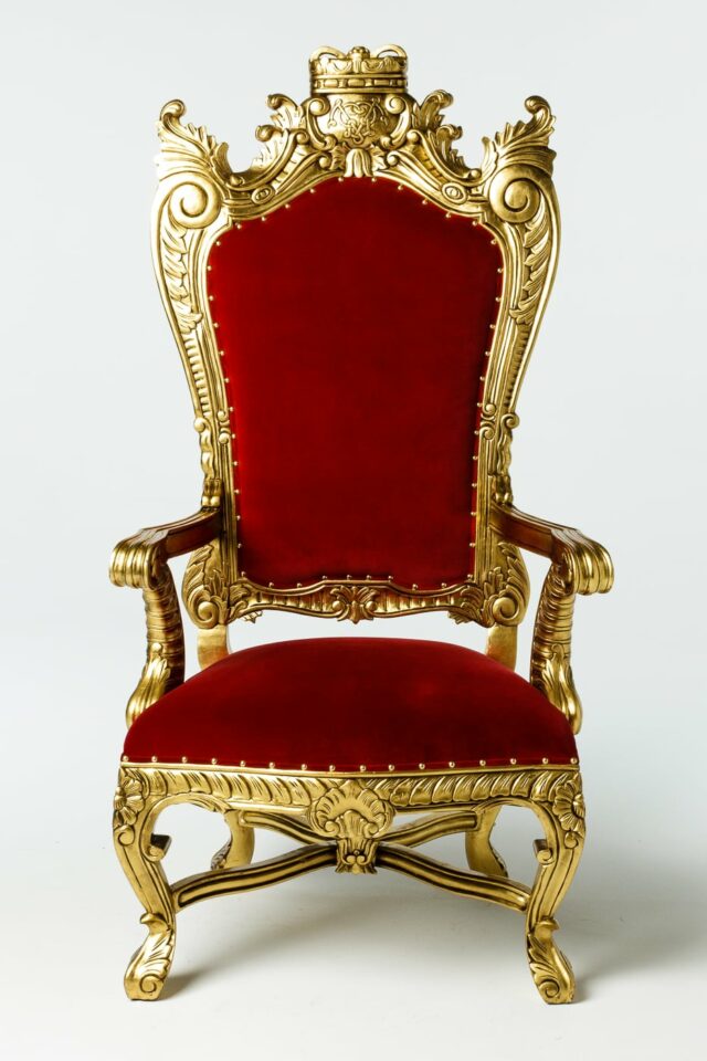 CH211 Royal Throne Prop Rental - ACME Brooklyn