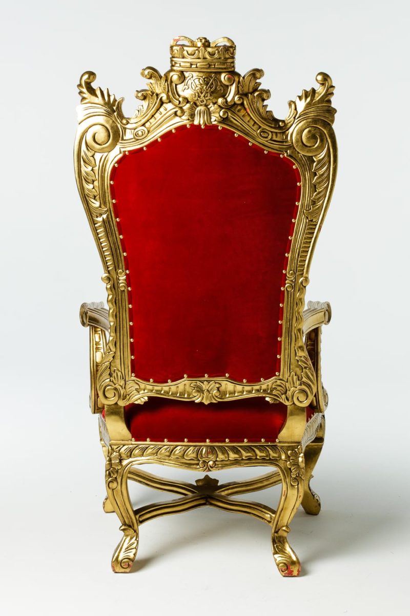 throne royal chair prop props king rental acmebrooklyn