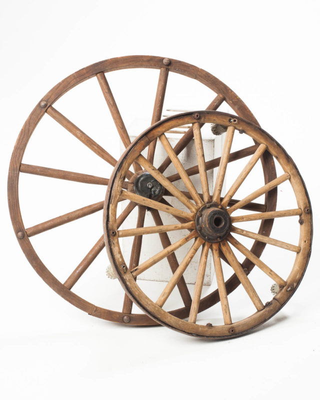 wooden wagon wheels