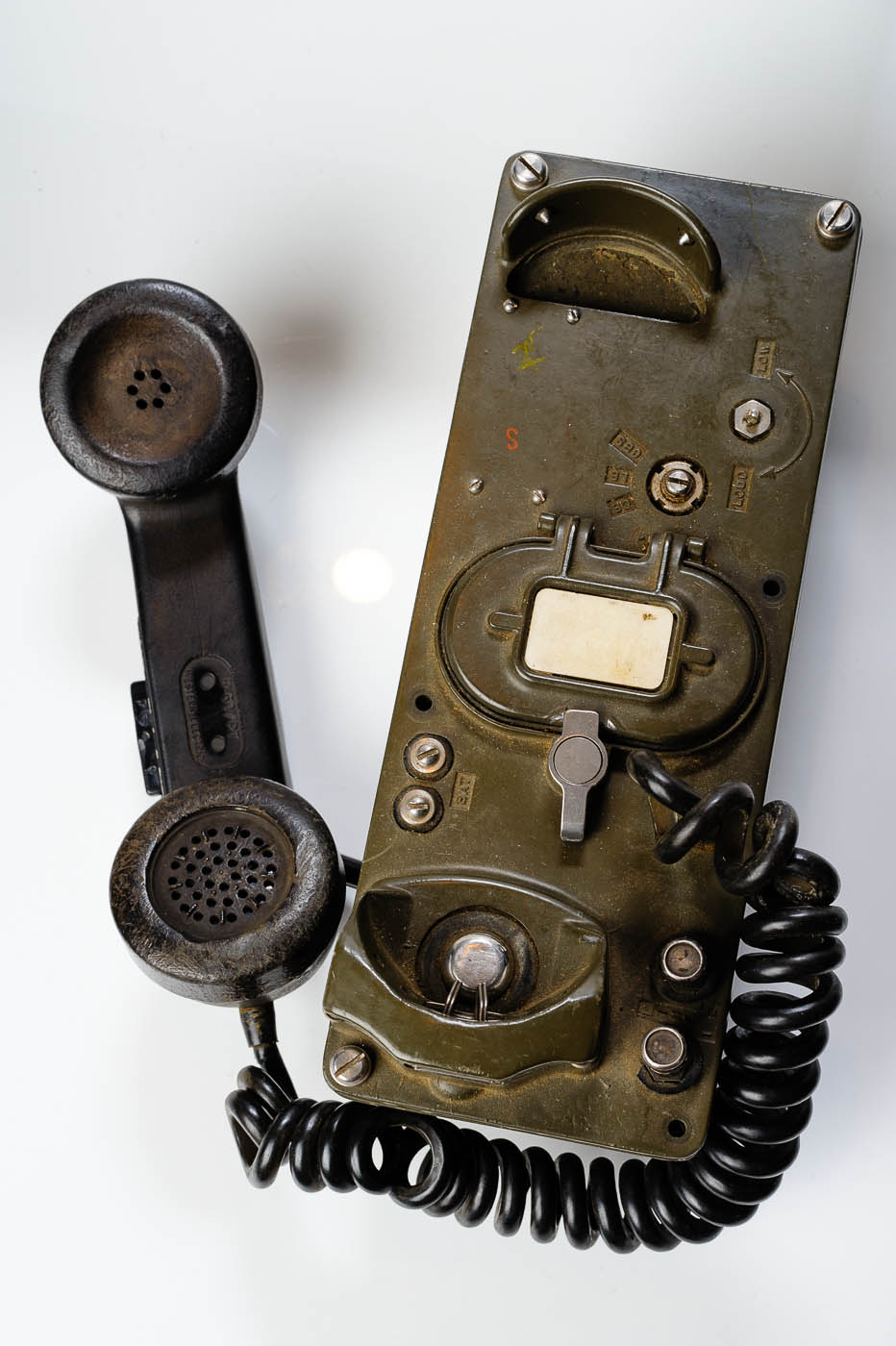 Field phone. Military field Phone.