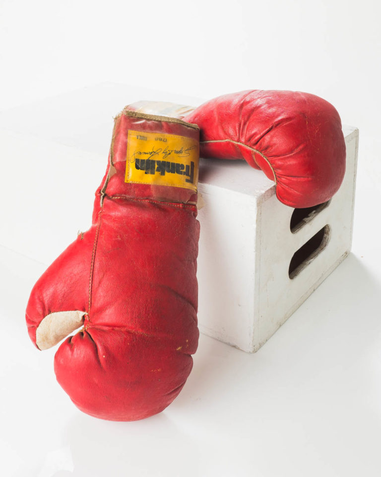 SP049 Luis Vintage Boxing Gloves Prop Rental | ACME Brooklyn