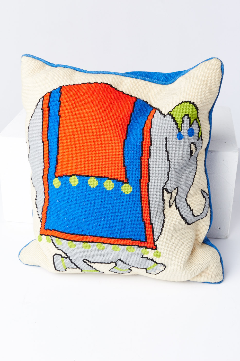 yellow elephant pillow