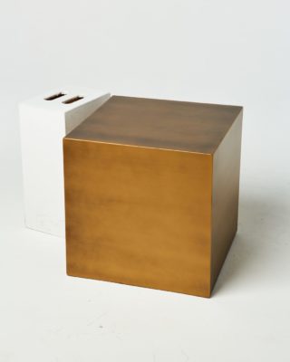 TB066 Brushed Bronze Cube 320x400 