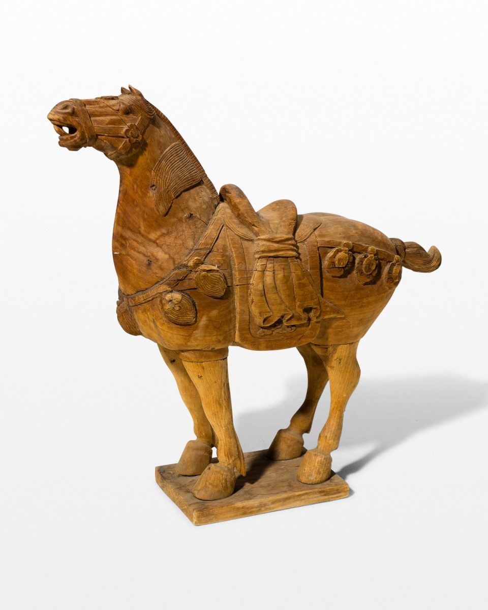 SB060 Dilling Wooden Horse Sculpture Prop Rental | ACME Brooklyn