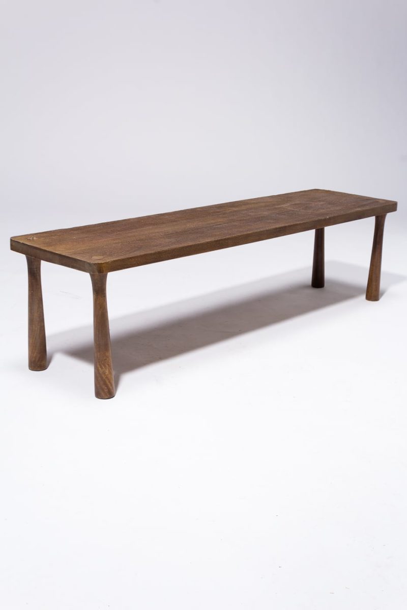 ab078 willow classic wood bench prop rental acme brooklyn