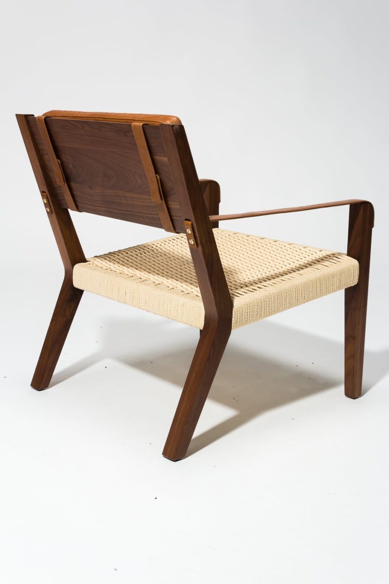 CH623 Keystone Walnut and Leather Chair Prop Rental | ACME Brooklyn