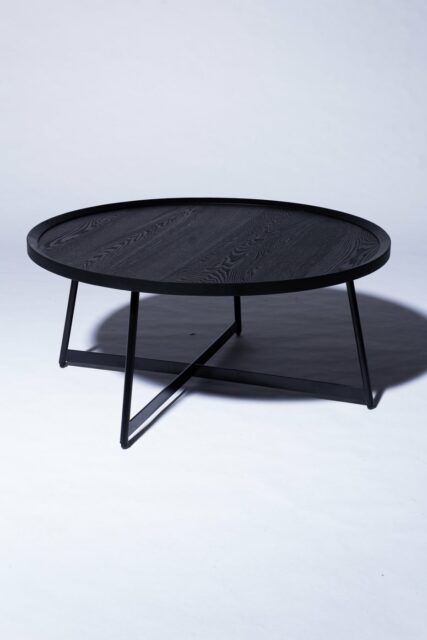 TC027 Astor Round Coffee Table Prop Rental - ACME Brooklyn