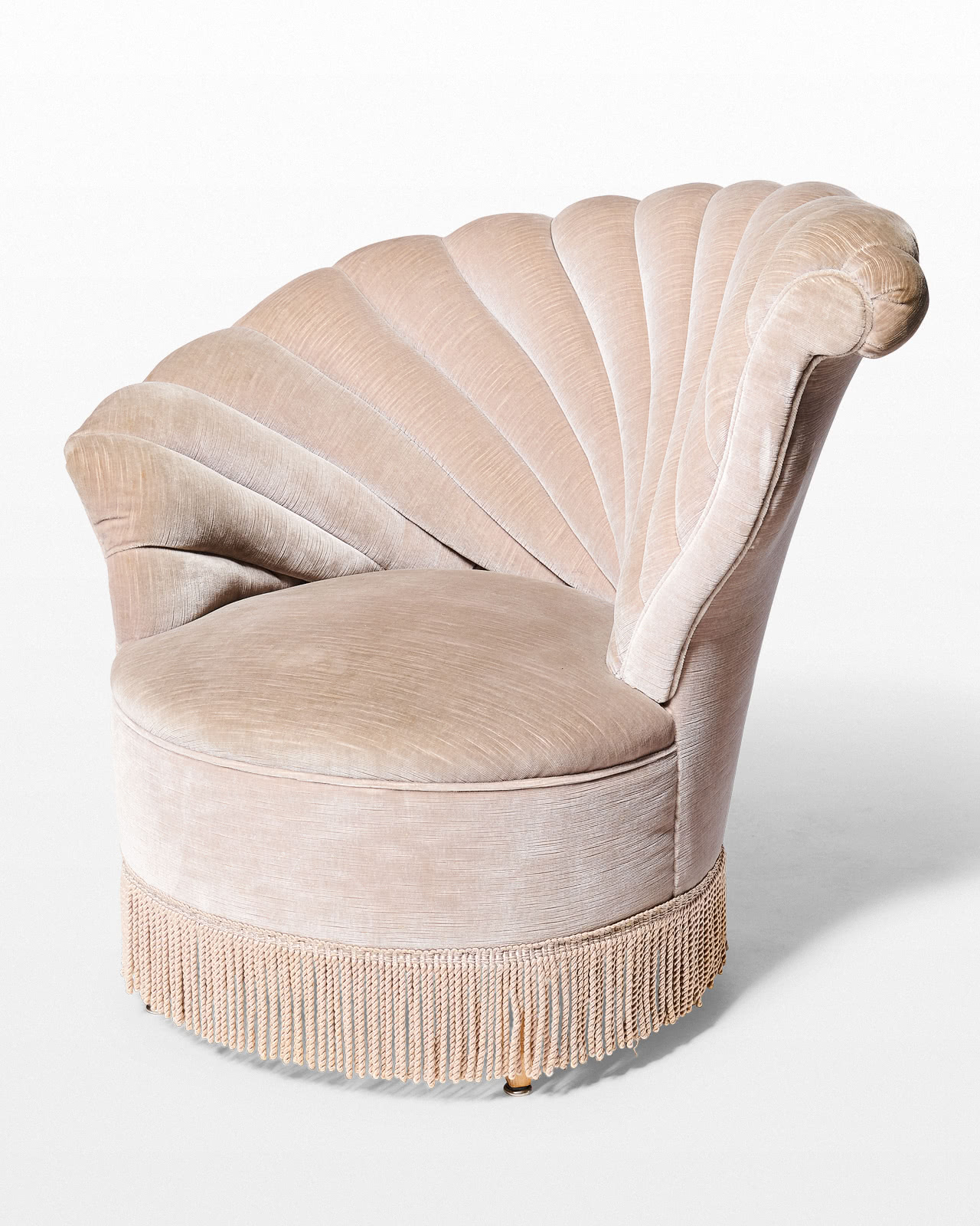 CH771 Vanessa Right Facing Velvet Shell Chair – ACME Brooklyn