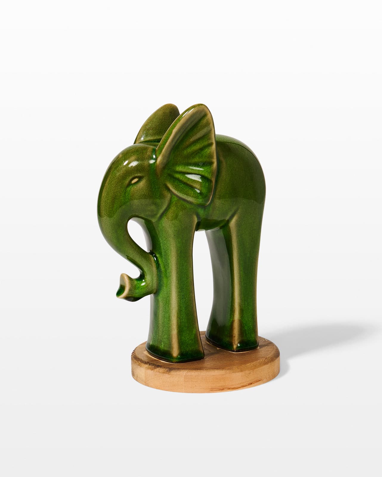 Ta1112 Millie Ceramic Elephant Sculpture Prop Rental Acme Brooklyn