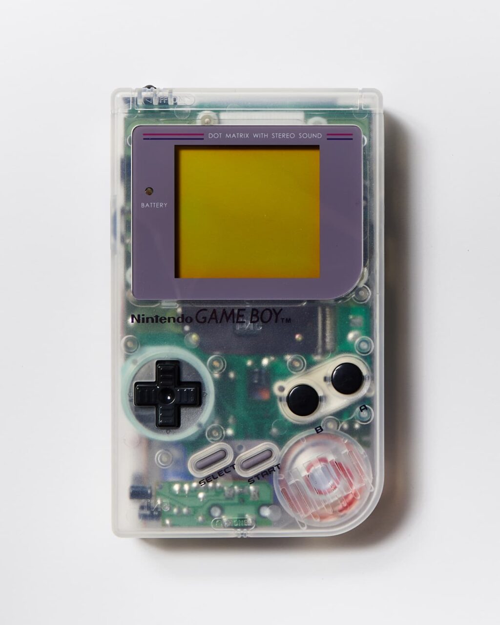 EC084 Translucent Nintendo Game Boy Prop Rental - ACME Brooklyn