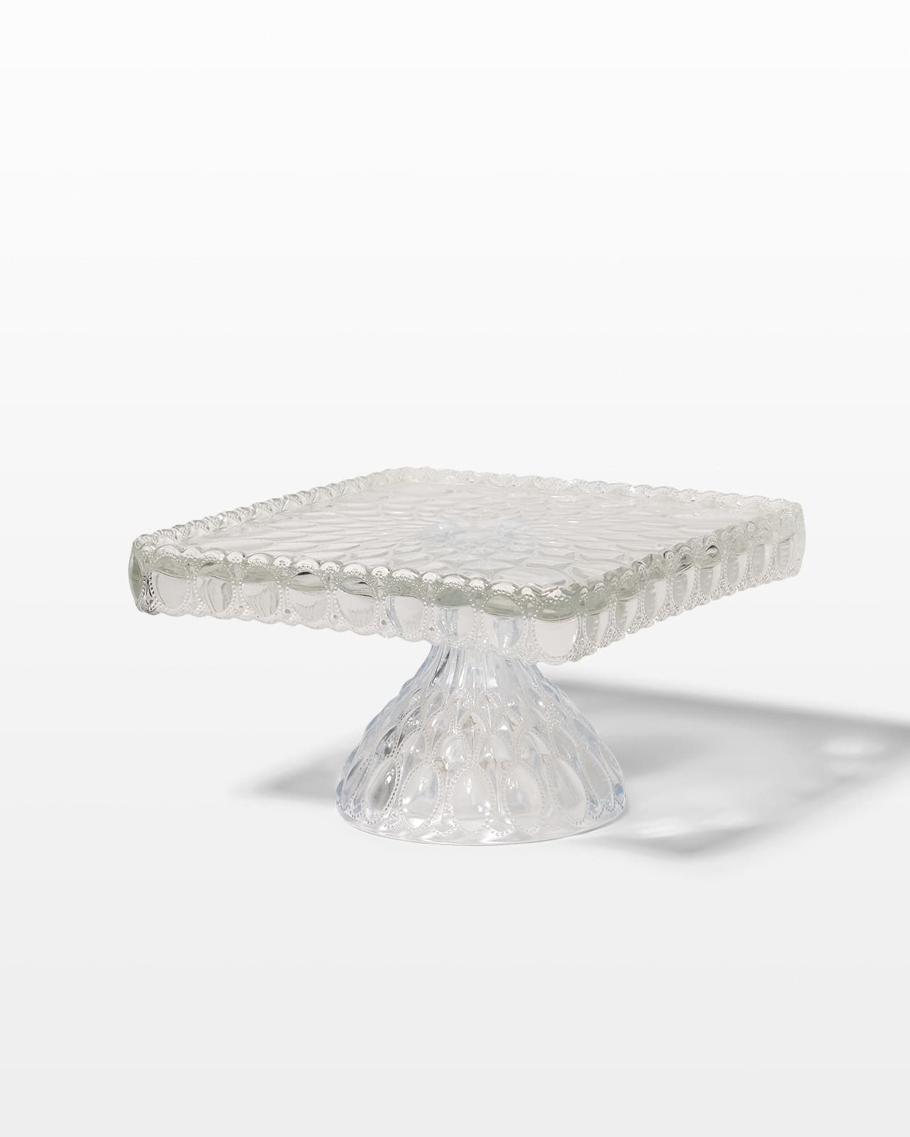 Glass cake stand - Light pink - Home All | H&M IN